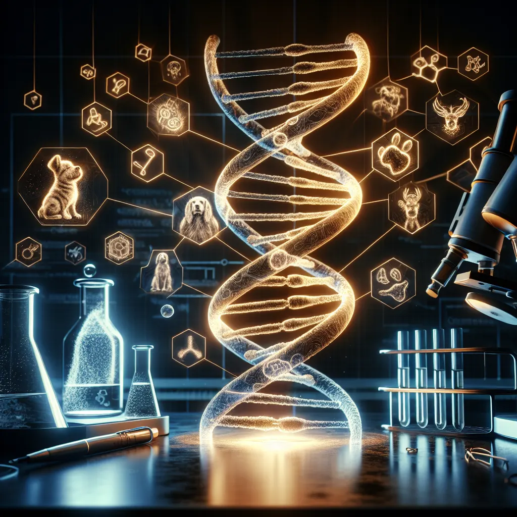 dna illustration of spotted dogs