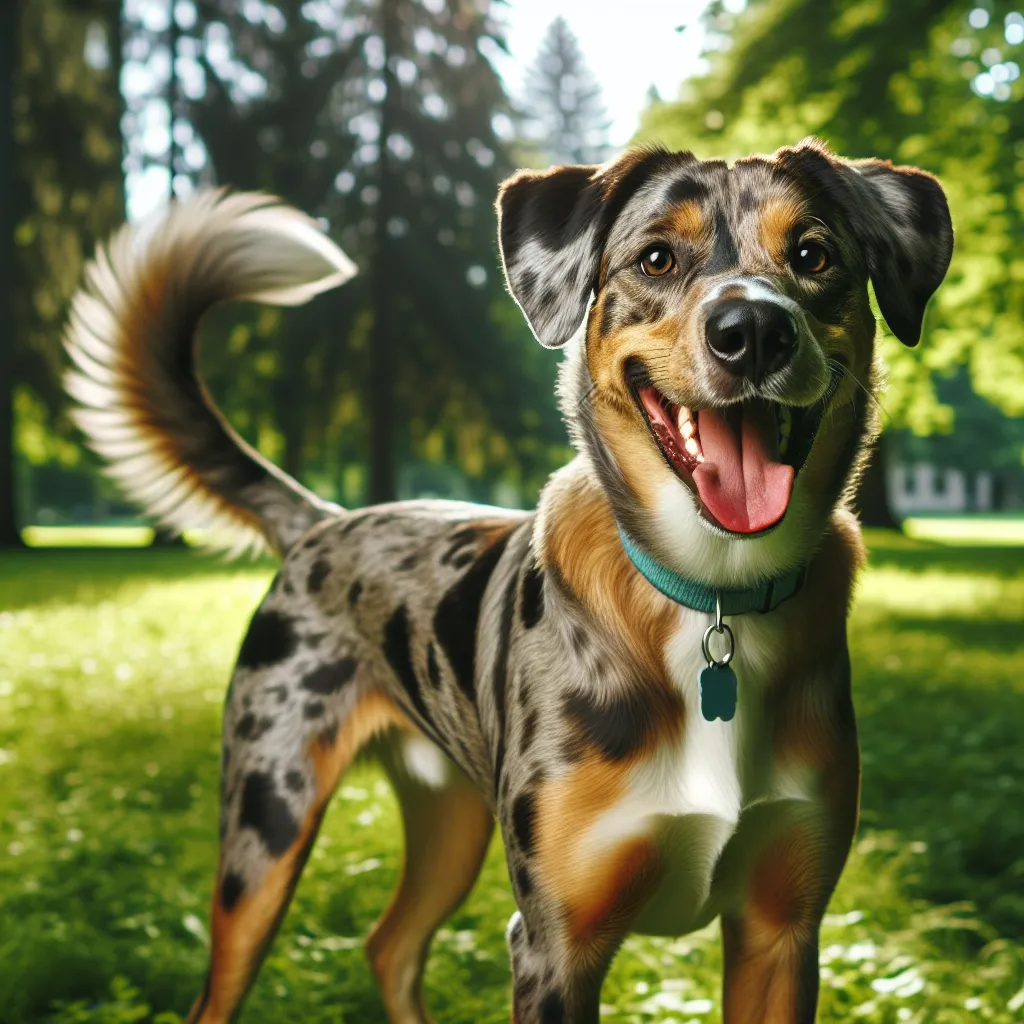 A happy Catahoula Lab Mix