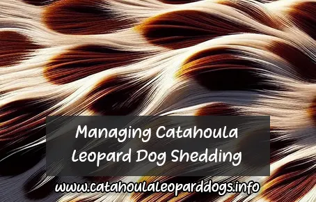 Say Goodbye to Fur: Managing Catahoula Leopard Dog Shedding with These Effective Tips