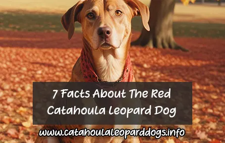 7 Fascinating Facts About The Red Catahoula Leopard Dog