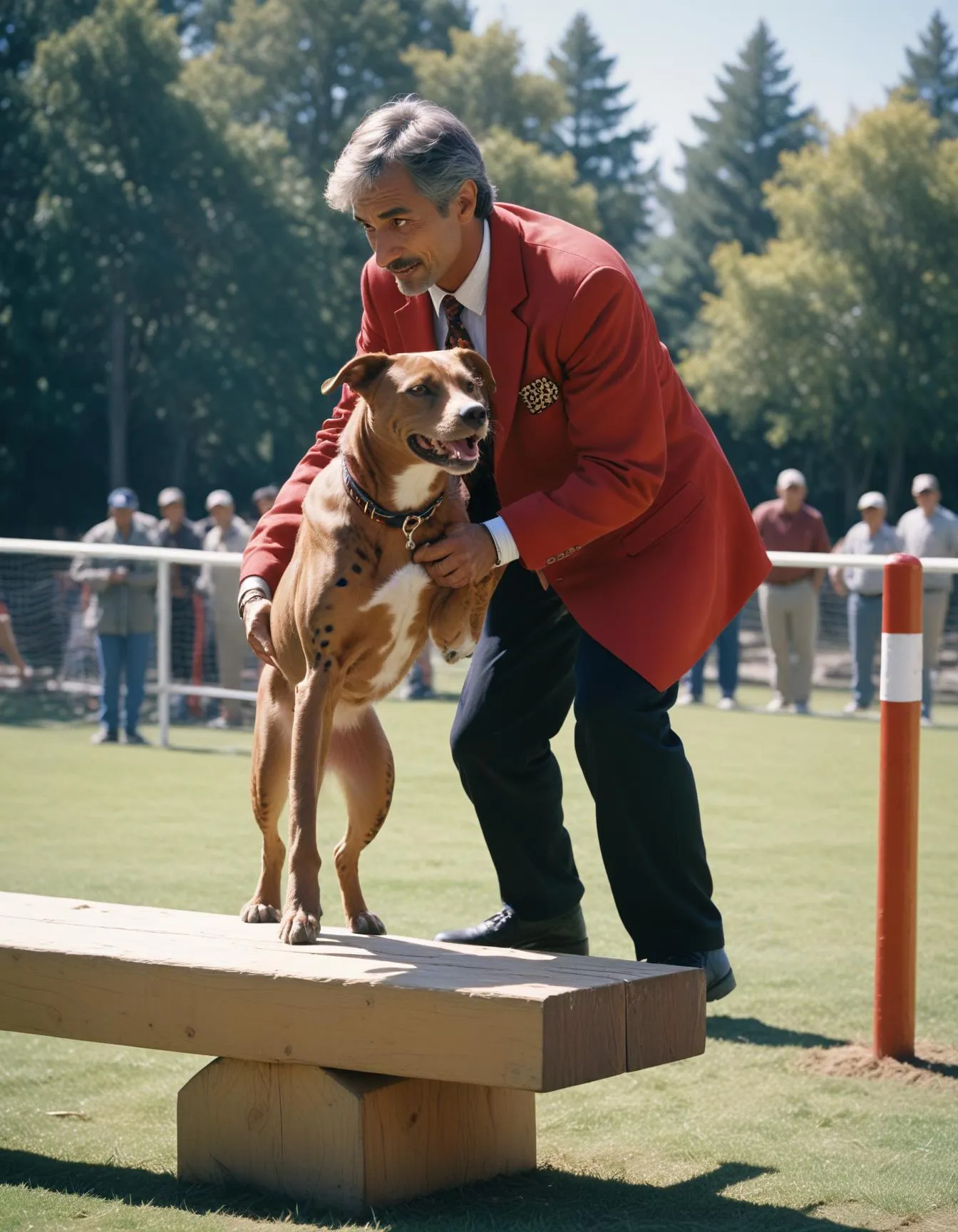 A-Red-Catahoula-Leopard-Dog training