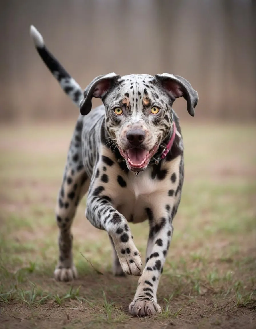 agressive Catahoula Leopard-Dog