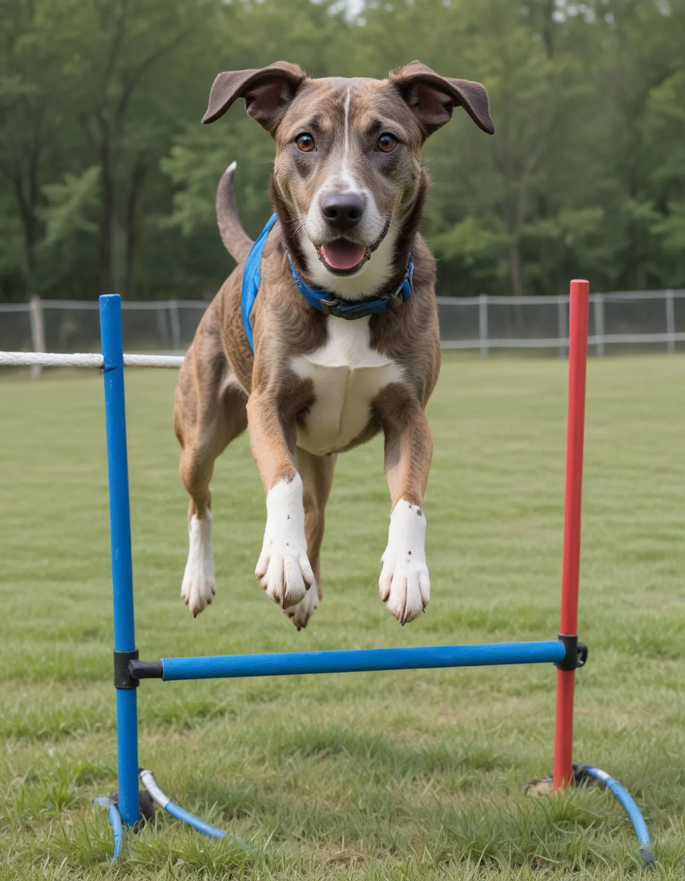  Mountain-Cur-Catahoula-Mix-agility-training